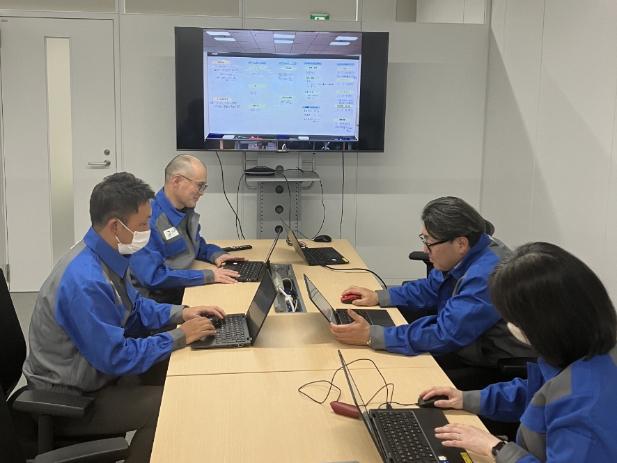 BCP総合訓練中の写真